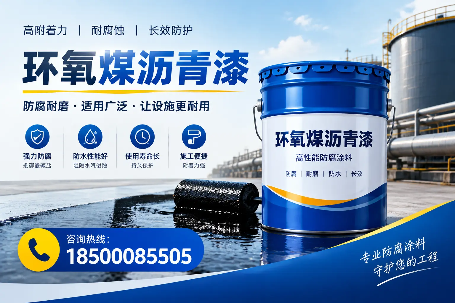 环氧煤沥青漆与其他涂料的对比分析,助力石河子企业决策